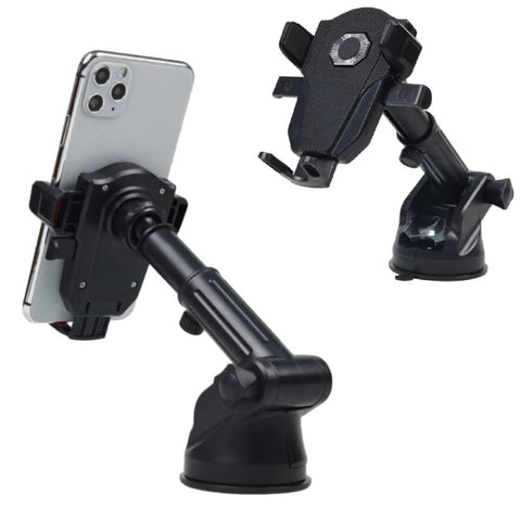 Car Phone Holder with Suction Cup Base Adjustable Mount
