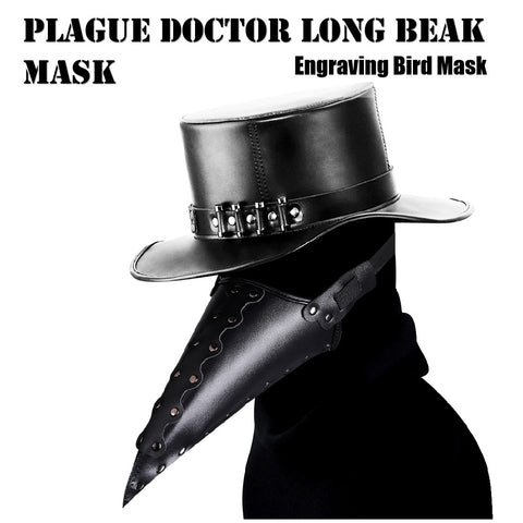 Retro Costume Dress Mask Steampunk Plague Doctor Mask Party Cosplay