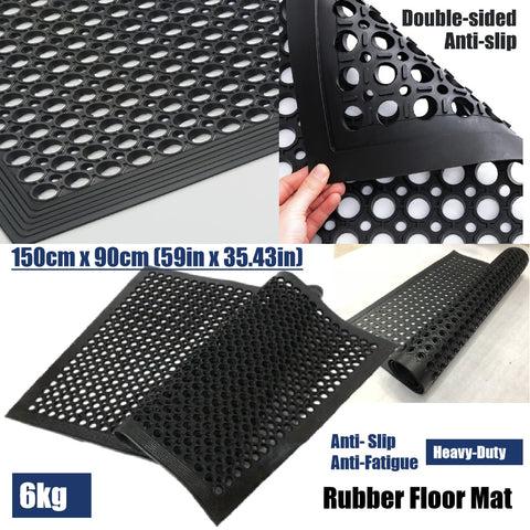 Heavy Duty Anti-Fatigue Industrial Commercial Kitchen rubber Mats 90cm x 150cm