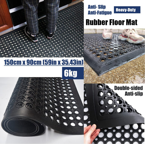 Heavy Duty Anti-Fatigue Industrial Commercial Kitchen rubber Mats 90cm x 150cm