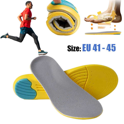 Shoes Insole Memory Foam Arch Support Breathable Deodorant 1 Pair