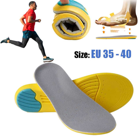 Shoes Insole Memory Foam Arch Support Breathable Deodorant 1 Pair