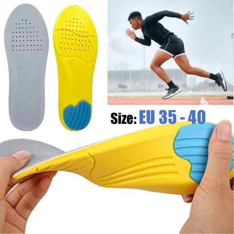 Shoes Insole Memory Foam Arch Support Breathable Deodorant 1 Pair
