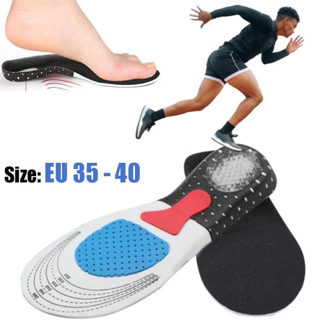 Shoes Insole Memory Foam Arch Support Breathable Deodorant 1 Pair