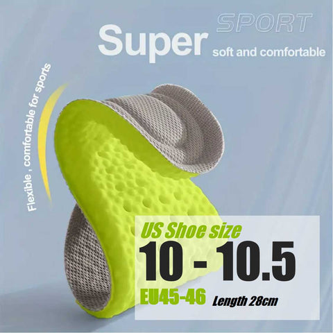 Men Women Sports Shoes Runners sneakers Memory Foam Insoles US10-10.5-2pairs