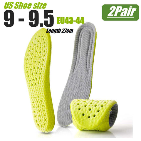 Men Women Sports Shoes Runners sneakers Memory Foam Insoles US9-9.5-2pairs