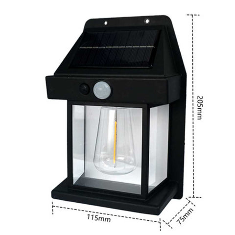 Solar Outdoor Wall Lights Fence Lantern Lights Garden Outdoor Decorative