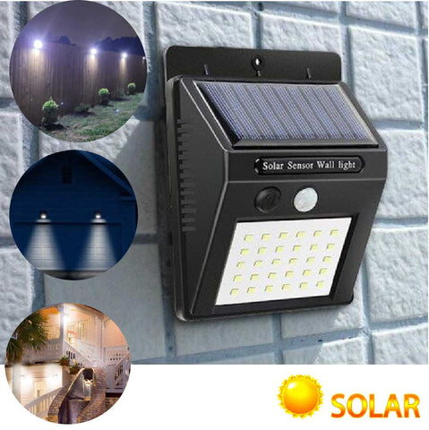 Solar Lights Outdoor 3 Working Mode Motion Sensor Lights Waterproof Wall lights