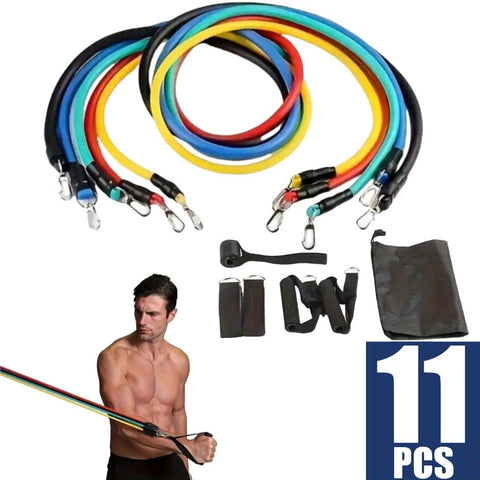 11Pcs Multi-Functional Resistance Band Set