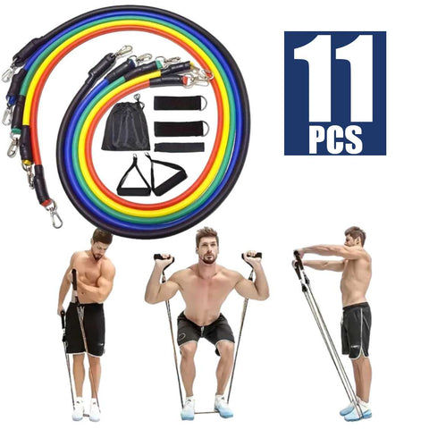 11Pcs Multi-Functional Resistance Band Set