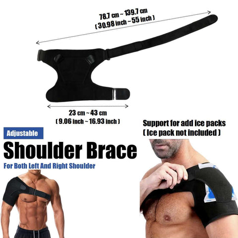 Adjustable Shoulder Brace Support for Rotator Cuff Injuries & Arm Stabilisation