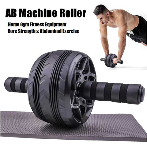 Abdominal Wheel Roller Trainer Exercise Bench Home Gym Workout Weight training