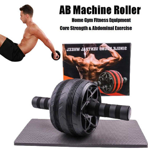 Abdominal Wheel Roller Trainer Exercise Bench Home Gym Workout Weight training