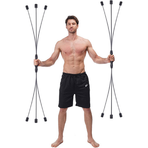 pilates Vibration Bar Fitness Rod Pilates Yoga Elastic Exercise Equipment