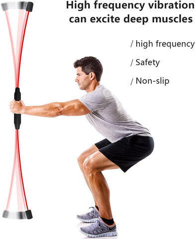 pilates Vibration Bar Fitness Rod Pilates Yoga Elastic Exercise Equipment