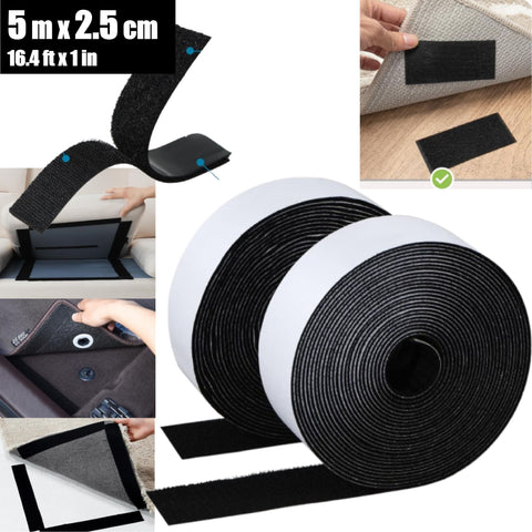 Heavy Duty Hook And Loop Adhesive Velcro Tape 25mm*5m
