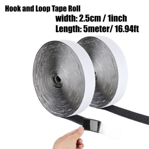 Heavy Duty Hook And Loop Adhesive Velcro Tape 25mm*5m