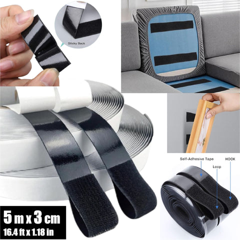Hook And Loop Adhesive Velcro Tape 30mm*5m