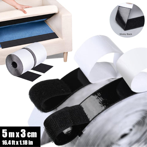 Hook And Loop Adhesive Velcro Tape 30mm*5m