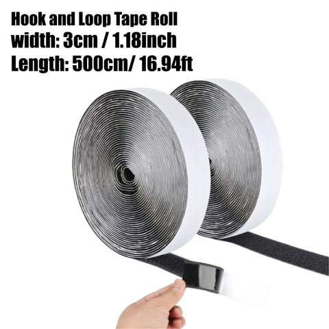 Hook And Loop Adhesive Velcro Tape 30mm*5m