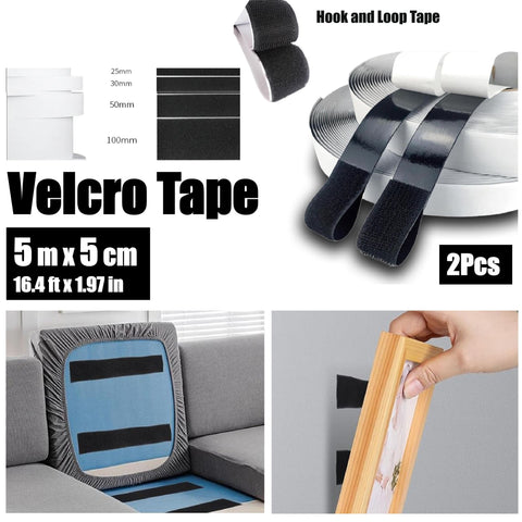 Heavy Duty Hook And Loop Adhesive Velcro Tape 50mm*5m