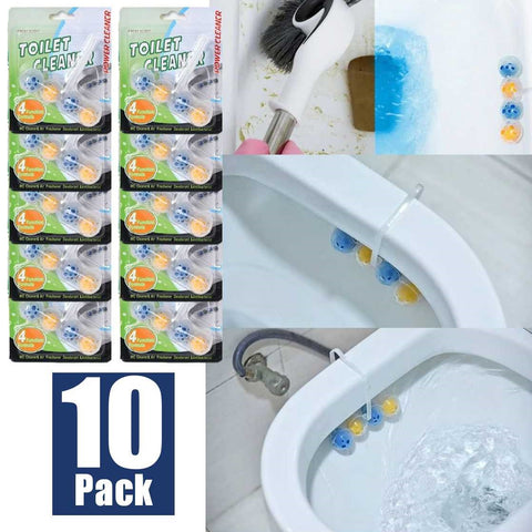 10 Pack Toilet Hanging Cleaning Ball Toilet Toilet Bowl Freshener Toilet Cleaner