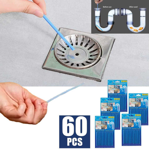 Drain Sticks 5 Packs (60pcs)