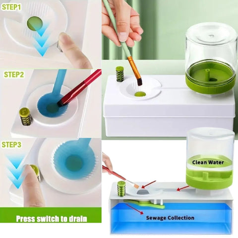 Art Paint Brushes Acrylic Paint Brush 250ml Rinser Cleaner Rinser Cleaner