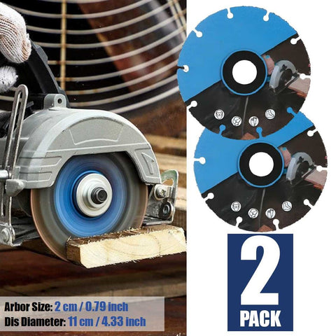 2Pcs Angle Grinder 4Inch Wood Cutting Woodworking PVC Rubber Table Saw