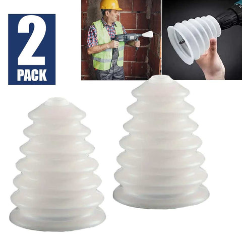 2Pack 90mm Hole Saw Attachment Accessories Silicone Drill Dust Collector