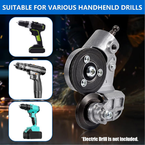 Corrugated Metal Roofing Sheet Electric Nibbler Cutter shears Drill Attachment