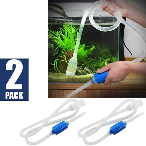 2Pack Aquarium Gravel Cleaner Fish Tank Vacuum Cleaner Tools For Water Changer