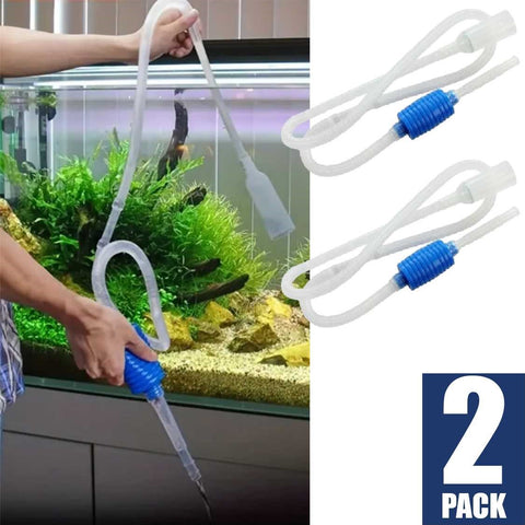 2Pack Aquarium Gravel Cleaner Fish Tank Vacuum Cleaner Tools For Water Changer
