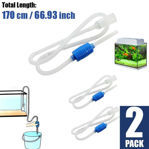 2Pack Aquarium Gravel Cleaner Fish Tank Vacuum Cleaner Tools For Water Changer