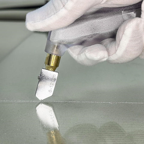 Heavy Duty Diamond Glass Cutters Tool for Thick Glass Tile Mirror Cutting 2-12mm