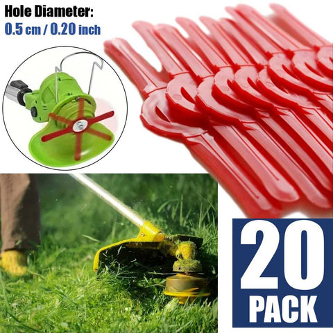 20Pack Weed Eater Trimmer Head Replacement Flexible Line Blades
