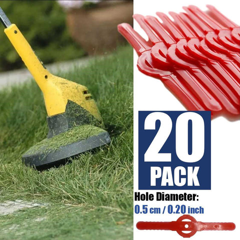 20Pack Weed Eater Trimmer Head Replacement Flexible Line Blades