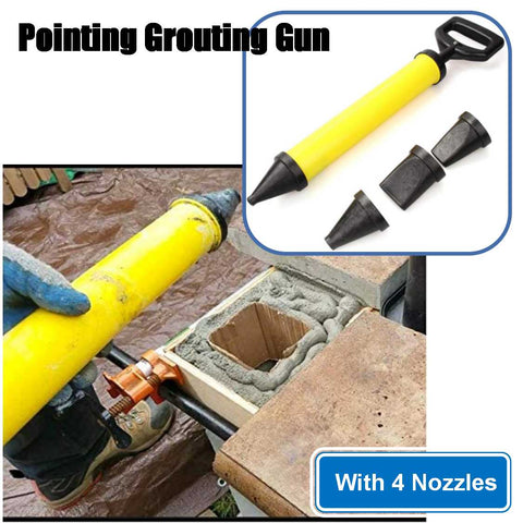 Portable Concrete Mixer Grout Tools 4 Nozzles For Cement Caulking Concrete Brick layers