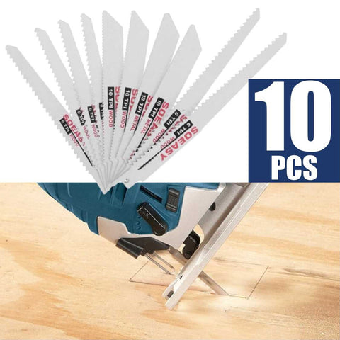 Reciprocating Saw Blade Set 10Pcs Jig Saw Blades Wood Metal Cutting Tool