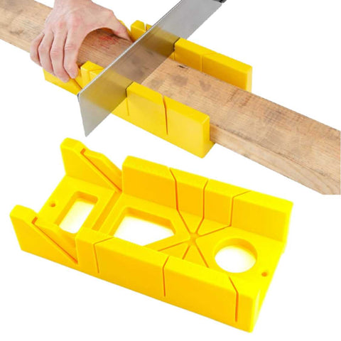 Professional Saw Mitre Box 90° 45° 22.5° Angle Slot Clamp Box Woodworking tools