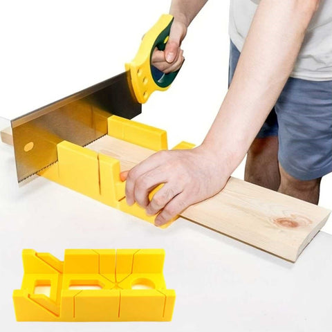 Professional Saw Mitre Box 90° 45° 22.5° Angle Slot Clamp Box Woodworking tools