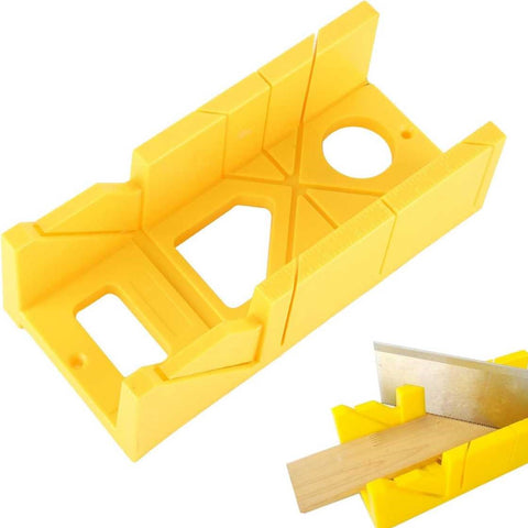 Professional Saw Mitre Box 90° 45° 22.5° Angle Slot Clamp Box Woodworking tools