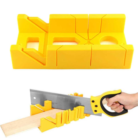 Professional Saw Mitre Box 90° 45° 22.5° Angle Slot Clamp Box Woodworking tools