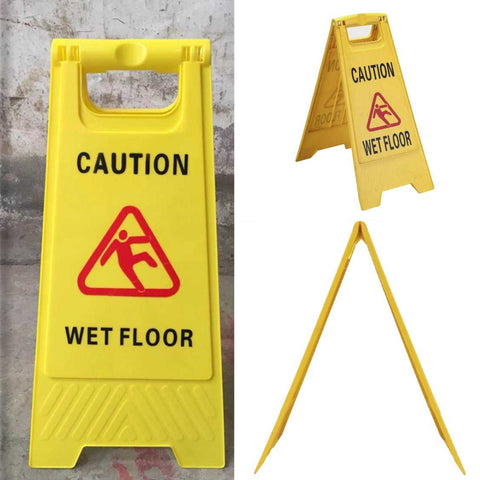 Caution Wet Floor Sign Floor Stand A Frame