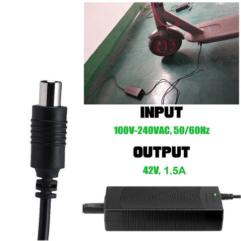 42V 1.5A Charger Power Supply for 36V Xiaomi Electric Scooter Ebike Battery