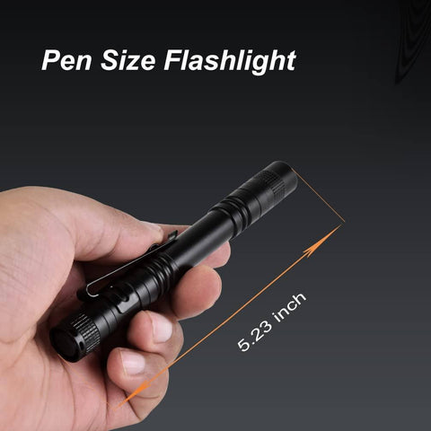 Slim Pocket LED Torch Flashlight Inspection Camping Outdoor Emergency