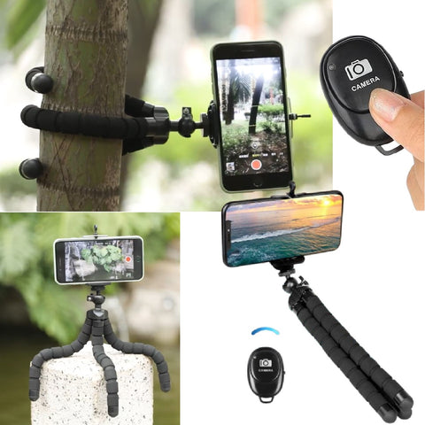 Universal Gopro Accessories Phone Holder Tripod Selfie Remote Shutter
