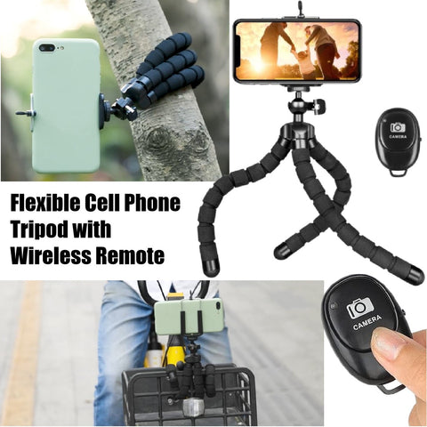 Universal Gopro Accessories Phone Holder Tripod Selfie Remote Shutter