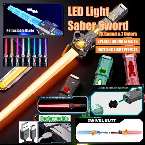 LEGO Star Wars Toys Style LED Rechargeable Light Saber Star Wars Costume Dress