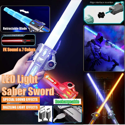 LEGO Star Wars Toys Style LED Rechargeable Light Saber Star Wars Costume Dress